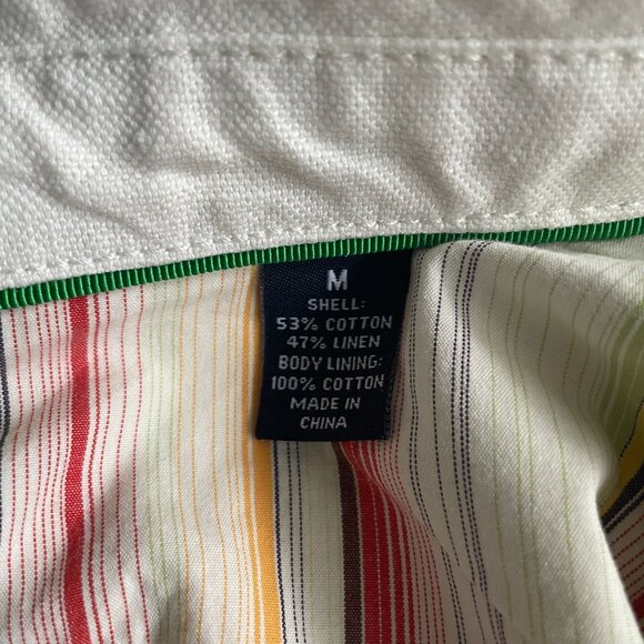 Men's Cotton/Linen Blend Sports Jacket Indigo Palms by Tommy Bahama - Picture 10 of 17